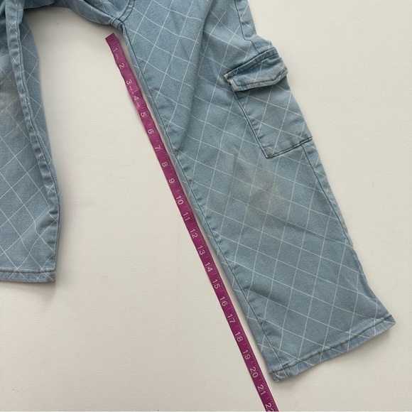 Girls Wide Leg Cargo Jeans Size 7 - Picture 9 of 15